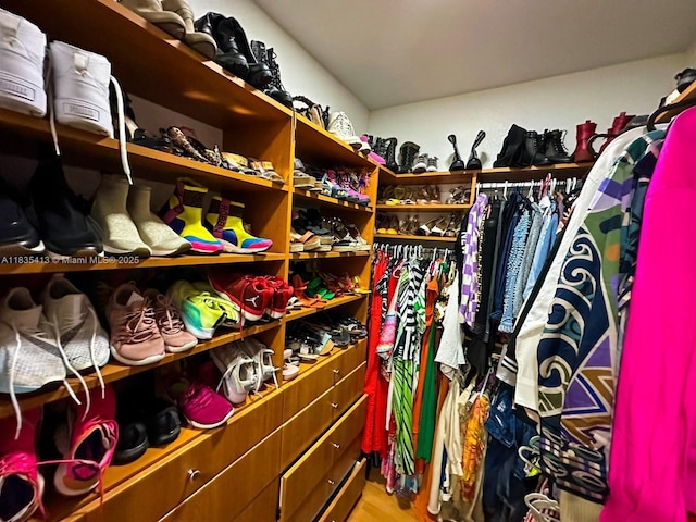 7427 NW 113th Path, Doral, FL 33178 - walk in closet with light wood-style floors