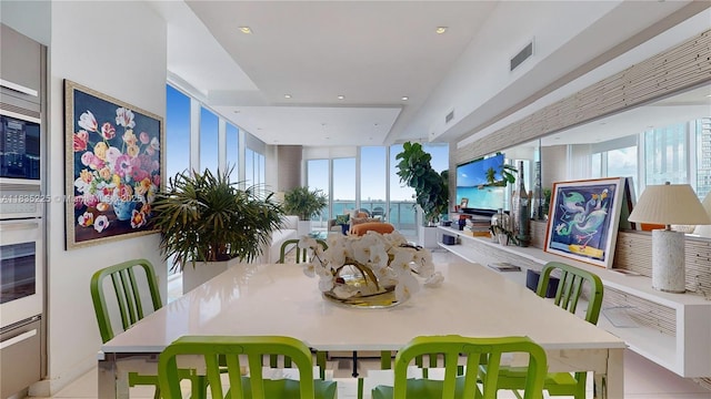 2020 N Bayshore Dr Unit 2801, Miami, FL 33137 - dining area with plenty of natural light and recessed lighting