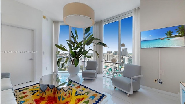 2020 N Bayshore Dr Unit 2801, Miami, FL 33137 - living area with expansive windows and plenty of natural light
