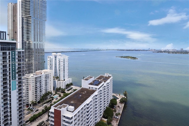 2020 N Bayshore Dr Unit 2801, Miami, FL 33137 - water view featuring nearby urban area