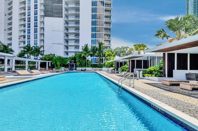 2020 N Bayshore Dr Unit 2801, Miami, FL 33137 - community pool with a patio area