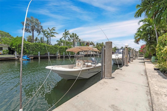 1426 NE 105th St Unit D9, Miami Shores, FL 33138 - dock area with a water view