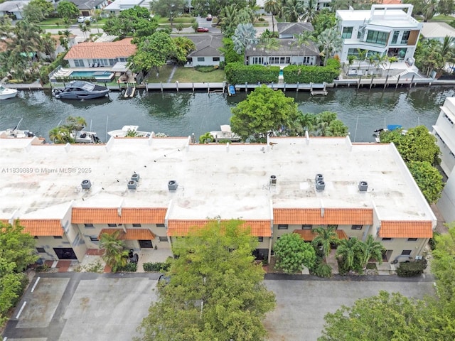 1426 NE 105th St Unit D9, Miami Shores, FL 33138 - aerial view of residential area featuring a nearby body of water