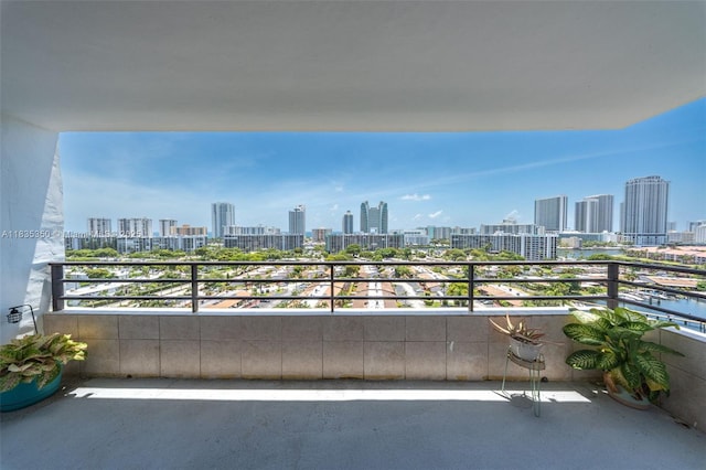 2500 Parkview Dr Unit 1502, Hallandale Beach, FL 33009 - balcony with a view of skyline