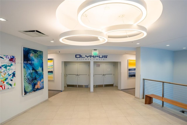 2500 Parkview Dr Unit 1502, Hallandale Beach, FL 33009 - building lobby with recessed lighting