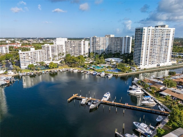 2500 Parkview Dr Unit 1502, Hallandale Beach, FL 33009 - view of urban area with a nearby body of water