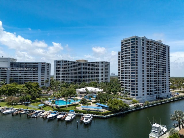 2500 Parkview Dr Unit 1502, Hallandale Beach, FL 33009 - view of urban area with a nearby body of water