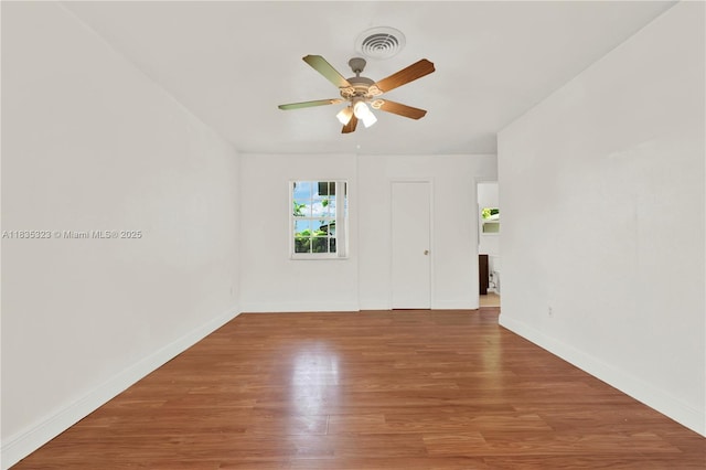15831 Palmetto Club Dr, Miami, FL 33157 - unfurnished room featuring wood finished floors and ceiling fan