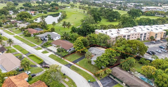 15831 Palmetto Club Dr, Miami, FL 33157 - view of property location with a nearby body of water and property boundaries highlighted