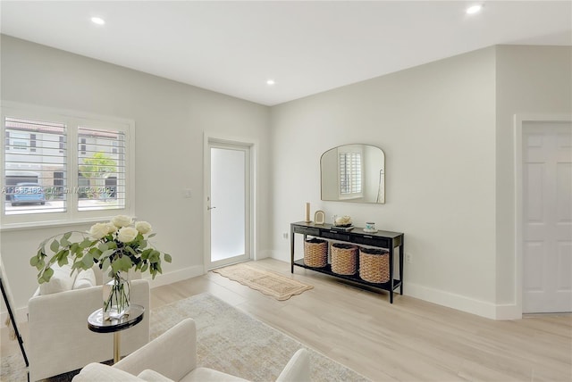 14751 SW 23rd St Unit 14751, Miami, FL 33185 - living area featuring light wood-style floors and recessed lighting