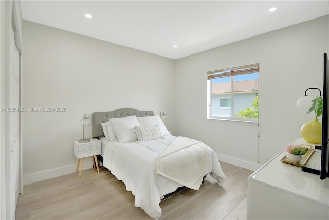 14751 SW 23rd St Unit 14751, Miami, FL 33185 - bedroom featuring light wood finished floors and recessed lighting