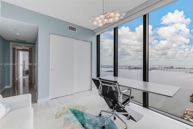 3131 NE 7th Ave Unit 4001, Miami, FL 33137 - office area with a water view