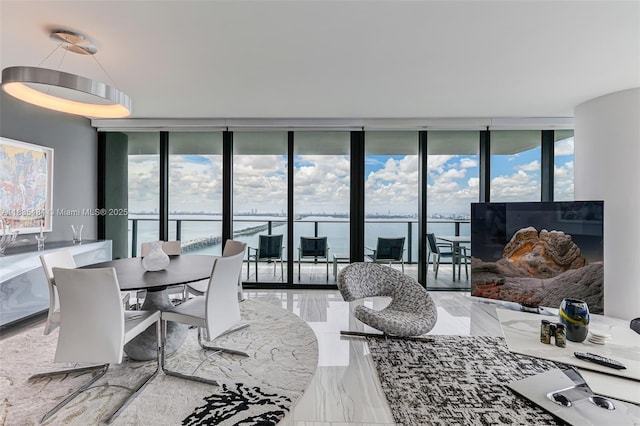3131 NE 7th Ave Unit 4001, Miami, FL 33137 - living area featuring floor to ceiling windows