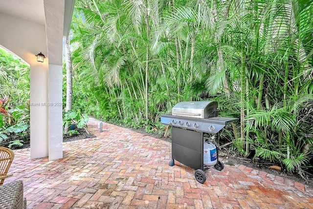 135 NE 87th St, El Portal, FL 33138 - view of patio / terrace with a grill