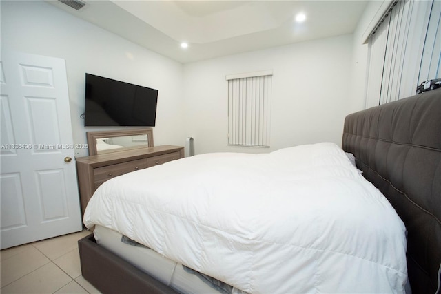 9323 SW 227th St Unit 2-5, Cutler Bay, FL 33190 - bedroom featuring light tile patterned flooring and recessed lighting