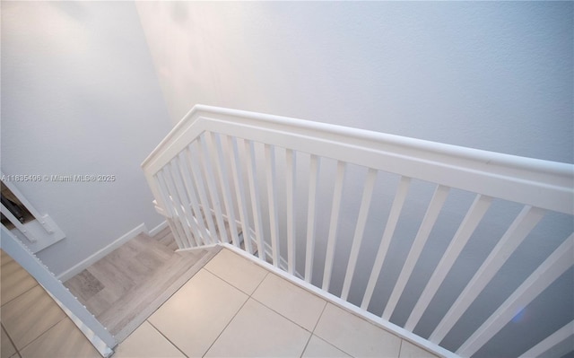 9323 SW 227th St Unit 2-5, Cutler Bay, FL 33190 - stairway featuring tile patterned flooring