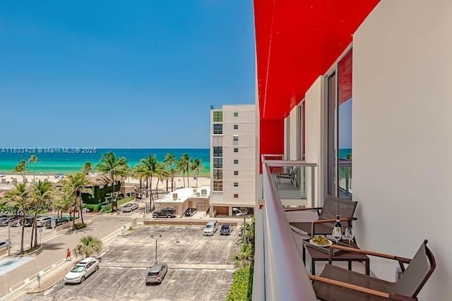 777 N Ocean Dr Unit N401, Hollywood, FL 33019 - balcony with a water view