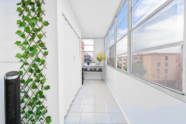 1890 W 56th St Unit 1411, Hialeah, FL 33012 - hallway with light tile patterned floors