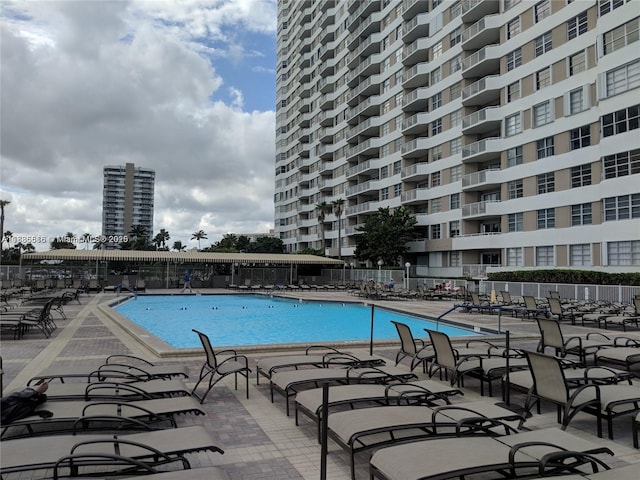 1980 S Ocean Dr Unit 15C, Hallandale Beach, FL 33009 - community pool with a patio area