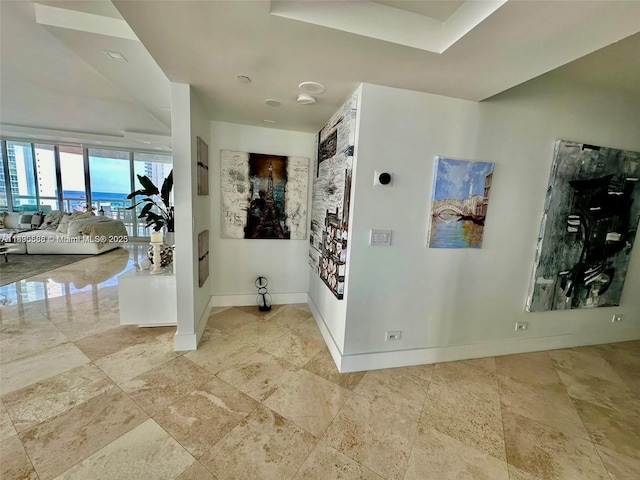 16400 Collins Ave Unit 841, Sunny Isles Beach, FL 33160 - hall featuring stone finish floors