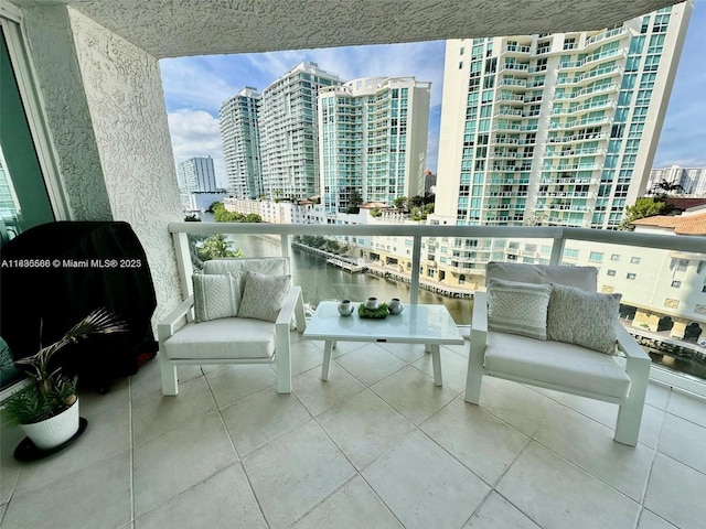 16400 Collins Ave Unit 841, Sunny Isles Beach, FL 33160 - balcony featuring a view of city and area for grilling