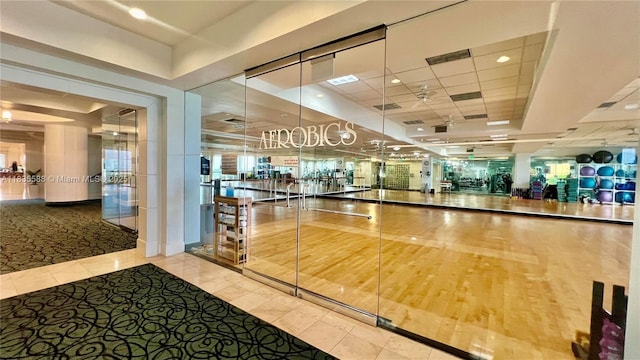 16400 Collins Ave Unit 841, Sunny Isles Beach, FL 33160 - building lobby with a drop ceiling