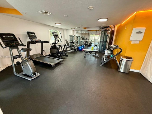 280 SW 20th Rd Unit 404, Miami, FL 33129 - workout area with baseboards