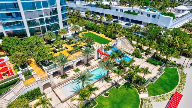 17901 S Collins Ave Unit 1506, Sunny Isles Beach, FL 33160 - aerial view of a pool area