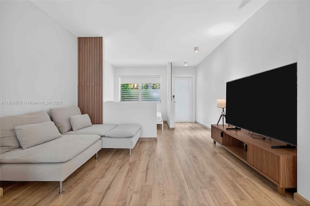 1334 Euclid Ave Unit 4, Miami Beach, FL 33139 - living room with light wood-type flooring
