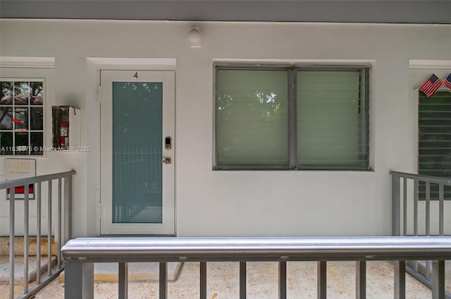 1334 Euclid Ave Unit 4, Miami Beach, FL 33139 - view of exterior entry featuring stucco siding