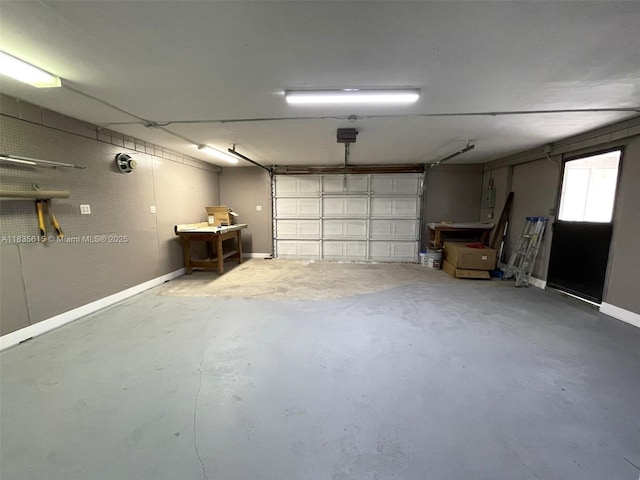 1148 N Singleton Ave, Titusville, FL 32796 - garage with baseboards