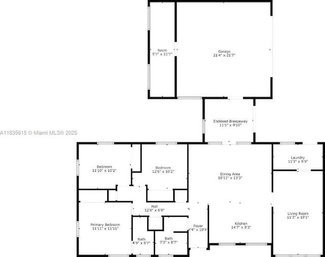 1148 N Singleton Ave, Titusville, FL 32796 - view of floor plan / room layout
