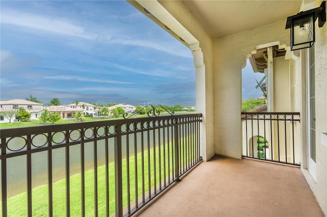 4375 Cascada Cir, Cooper City, FL 33024 - balcony with a residential view and a water view