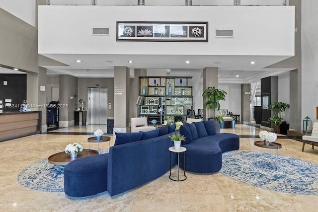 5300 NW 87th Ave Unit 1201, Doral, FL 33178 - community lobby with a high ceiling