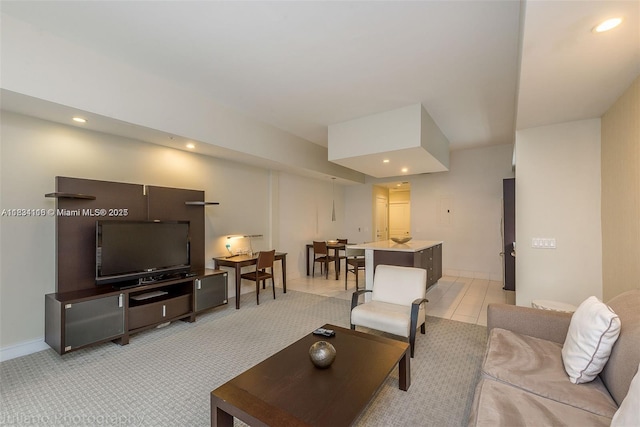 5300 NW 87th Ave Unit 1201, Doral, FL 33178 - living area featuring recessed lighting and light carpet