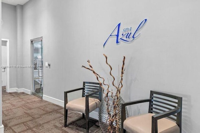 5300 NW 87th Ave Unit 1201, Doral, FL 33178 - sitting room with carpet and baseboards