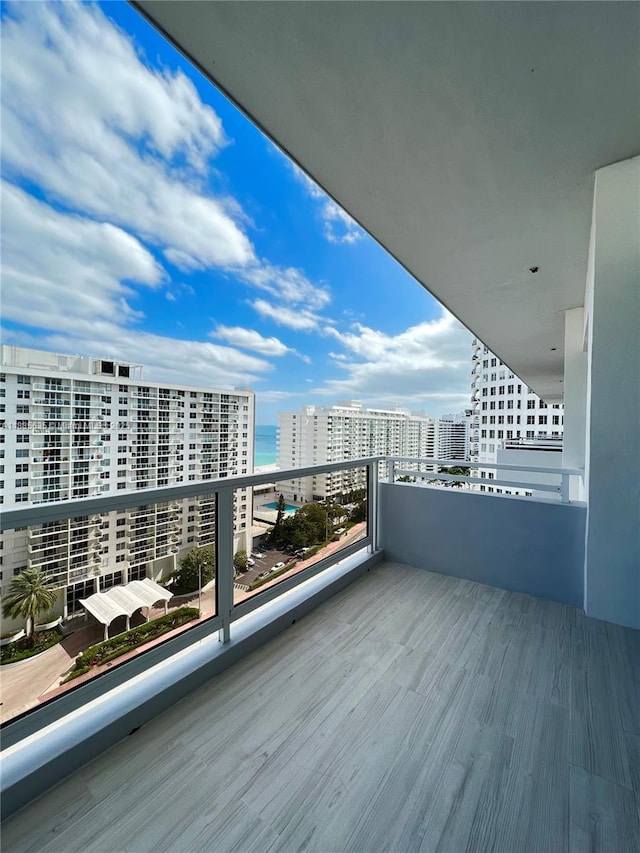 5700 Collins Ave Unit 16B, Miami Beach, FL 33140 - balcony featuring a city view