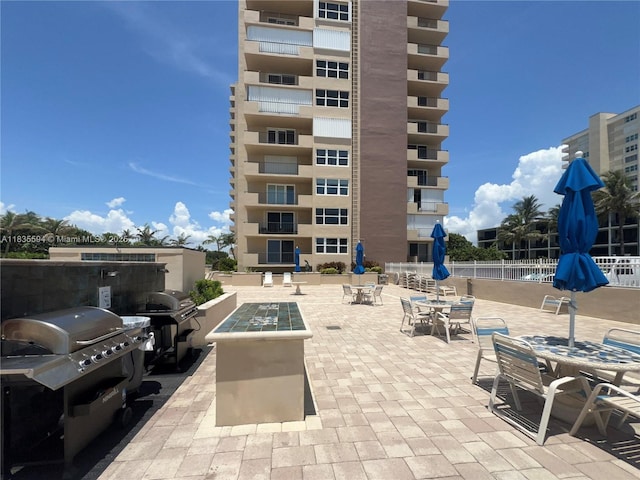 2000 S Ocean Blvd Unit 16P, Lauderdale By The Sea, FL 33062 - view of patio / terrace with a grill