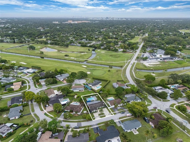 10321 SW 102nd Ave, Miami, FL 33176 - aerial view of property and surrounding area with a nearby body of water, nearby suburban area, and property boundaries highlighted