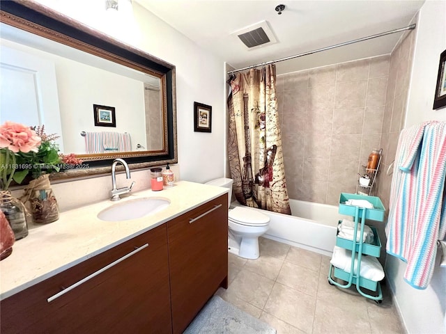 2641 N Flamingo Rd Unit 605N, Sunrise, FL 33323 - full bath featuring vanity, shower / bath combination with curtain, and tile patterned floors