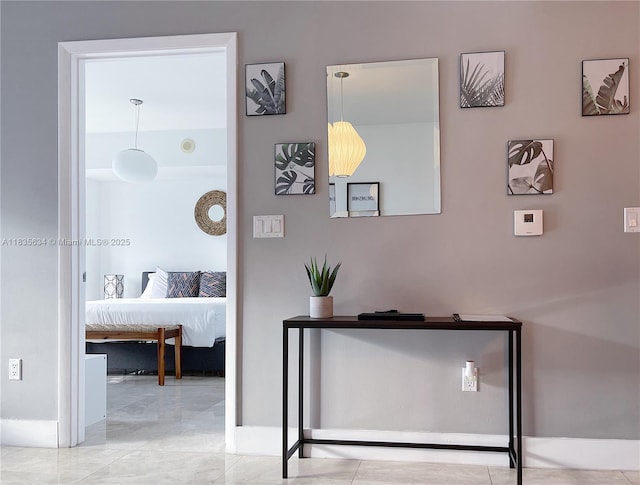 485 Brickell Ave Unit 3606, Miami, FL 33131 - hallway with baseboards