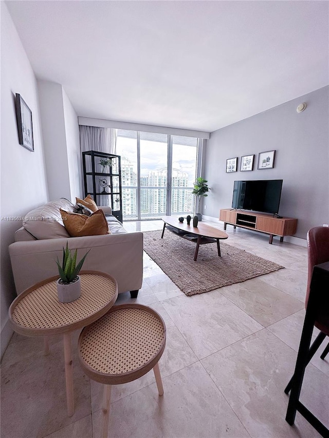 485 Brickell Ave Unit 3606, Miami, FL 33131 - living area with floor to ceiling windows