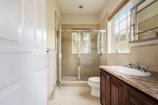 7245 SW 104th St, Pinecrest, FL 33156 - full bathroom with healthy amount of natural light, vanity, and a shower stall