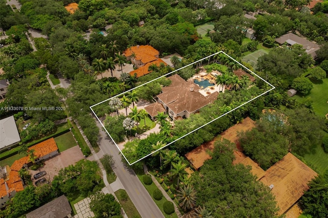 7245 SW 104th St, Pinecrest, FL 33156 - view of property location featuring property parcel outlined
