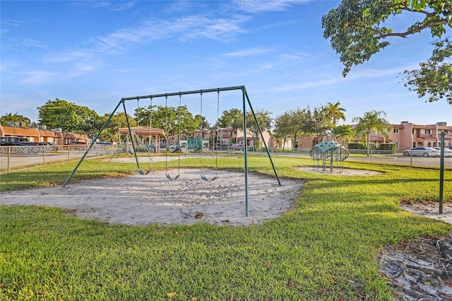 15 Laredo Pl Unit 2-7, Davie, FL 33324 - community play area featuring a lawn