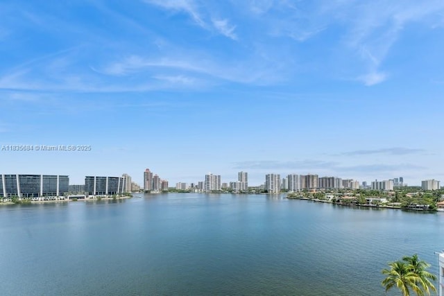18100 N Bay Rd Unit 1108, Sunny Isles Beach, FL 33160 - water view with skyline