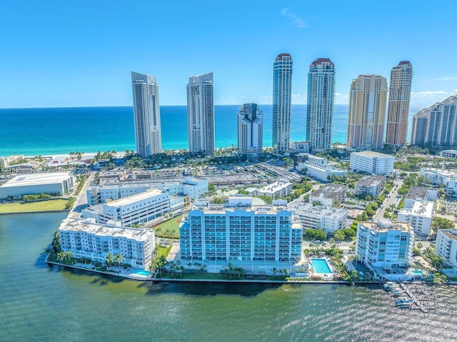 18100 N Bay Rd Unit 1108, Sunny Isles Beach, FL 33160 - view of urban area with a large body of water