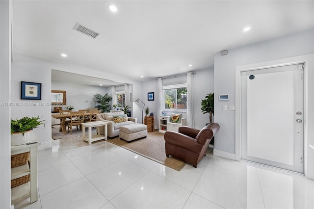 9720 SW 140th St, Miami, FL 33176 - living room with recessed lighting and light tile patterned flooring