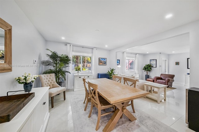 9720 SW 140th St, Miami, FL 33176 - dining area featuring recessed lighting and light tile patterned floors