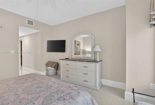 200 E Palmetto Park Rd Unit 714, Boca Raton, FL 33432 - bedroom featuring light tile patterned flooring and ceiling fan